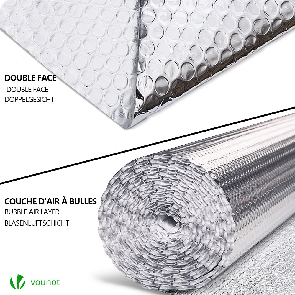 Isolant Thermique A Bulle Double Couche Aluminium Radiateur Reflecteur isolant-thermique-a-bulle-double-couche-aluminium-radiateur-reflecteur