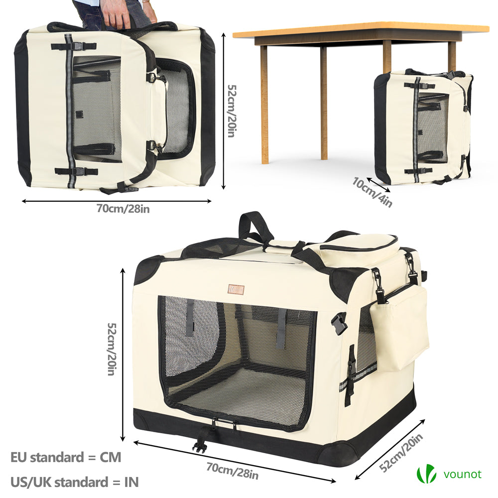 Sac De Transport Ventral Pour Chien Et Chat - Portable, Réversible, Jusqu’à 7,5 Kg