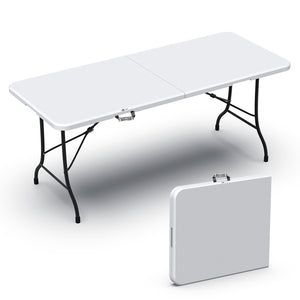 Table de camping pique nique pliable 180cm HDPE blanc - VOUNOT FR