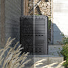 Composteur de jardin 300L Qualité Supérieure pour Jardin Déchets Imitation Style bois noir - VOUNOT FR