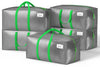 Lot 5 sacs de demenagement grand format avec sangles et poignee gris