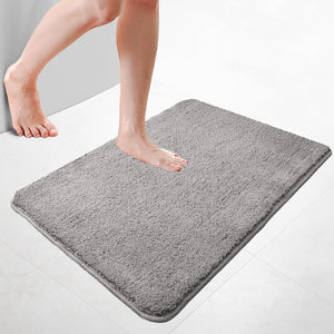 Tapis de Bain Antidérapant microfibre 60x90 gris