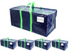 Lot de 5 sacs de demenagement grand format avec sangles et poignee bleu - VOUNOT FR
