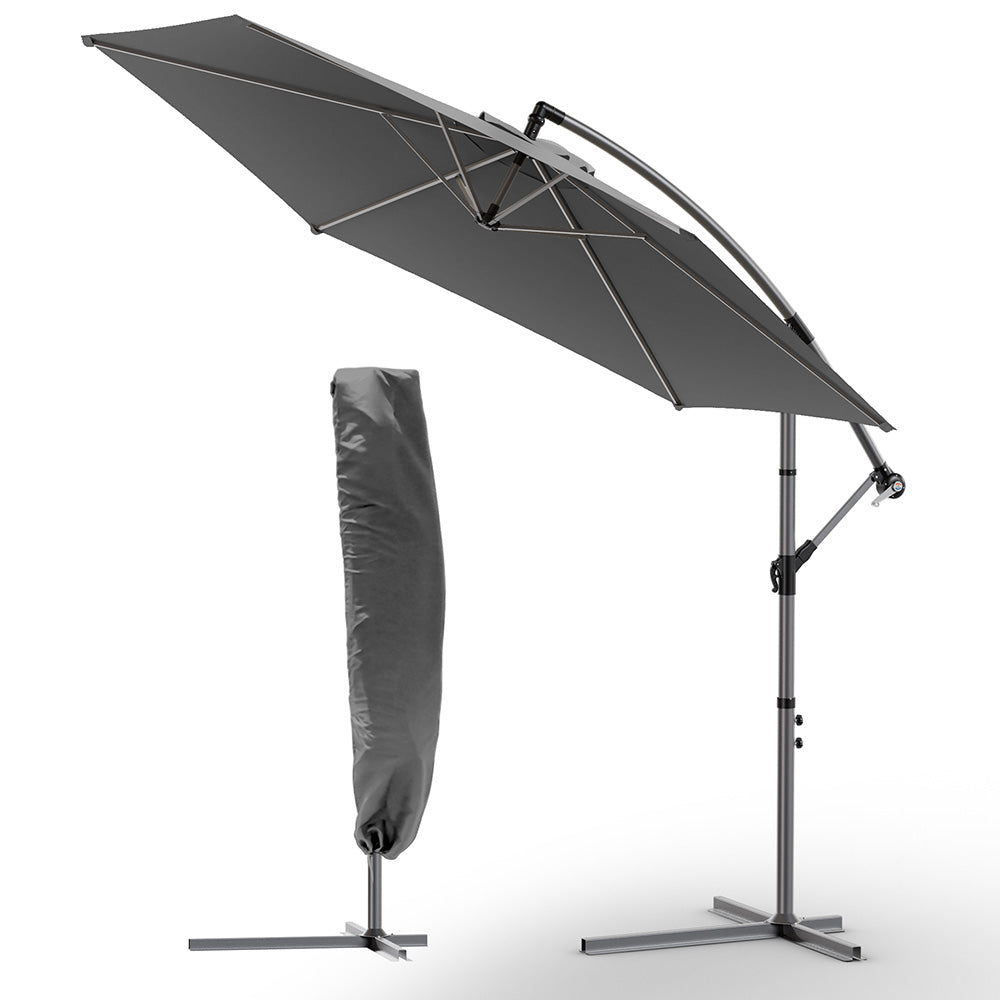 Parasol deporte 3M Gris fonce avec housse de protection - VOUNOT FR