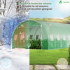 Grande Serre de jardin 18m2 en acier galvanisé - Taille : 6x3x2M - VOUNOT FR