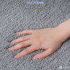 Tapis de Bain Antidérapant microfibre 50x80 gris