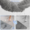 Tapis de Bain Antidérapant microfibre 50x80 gris
