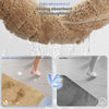 Lot de 2 Tapis de Bain Antidérapant microfibre 50x80 beige