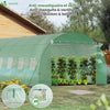 Grande Serre de jardin 18m2 en acier galvanisé - Taille : 6x3x2M - VOUNOT FR