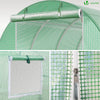 Grande Serre de jardin 18m2 en acier galvanisé - Taille : 6x3x2M - VOUNOT FR