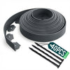 Bordure de jardin PE flexible 20m avec piquets anthracite - VOUNOT FR