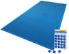 Bache piscine rectangulaire en Polyethylene 160 gr/m2 4x8m Bleue foncé - VOUNOT FR