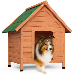 Niche pour Chien Extérieure en Bois 72x65x83cm - VOUNOT FR