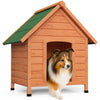 Niche pour Chien Extérieure en Bois 72x65x83cm - VOUNOT FR