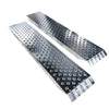 Lot de 2 rampe de chargement 135cm en acier galvanise