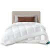 Couette 4 saisons doux 3 en 1 avec rembourrage polyester 500gsm 155x200cm blanc - VOUNOT FR