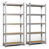 Lot de 2 Étagère Charge Lourde à 5 Niveaux 70x30x150cm - VOUNOT FR