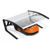 Garage de tondeuse robot Abri 82x80x46 cm Renfort Alu transparent