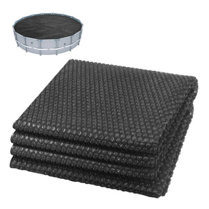 Bache a bulle piscine 120 microns ronde decoupable Ø457cm noir