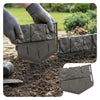 Lot de 175 pcs Bordure de jardin imitation pierre facile a installer 26.7m gris - VOUNOT FR