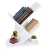 Bibliotheque Arbre etagere a Livres 30x16x40.5cm Blanc