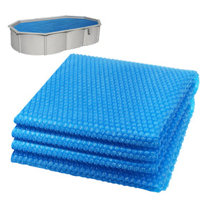 Bache a bulle piscine 120 microns rectangulaire decoupable 800x400cm bleu - VOUNOT FR
