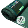 Brise vue occultant en HDPE 90g/m² 1.8x10m avec attaches de fixation vert - VOUNOT FR