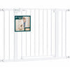Barriere de securite a pression sans percage Largeur 103-110cm Metal blanc - VOUNOT FR