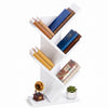 Bibliotheque Arbre etagere a Livres 30x16x60cm Blanc
