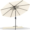 Parasol inclinable 2.70 x 2.40m avec housse de protection beige