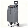 Chariot de courses 2 roues pliable 59L gris