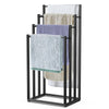 Porte serviettes sur pied autoportant 4 niveaux noir