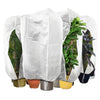 Lot de 4 Voiles d'Hivernage Plante avec Cordon et zipper 60g/m² 80x120cm Blanc - VOUNOT FR