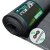 Brise vue occultant en HDPE 90g/m² 1x10m avec attaches de fixation anthracite - VOUNOT FR