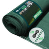 Brise vue occultant en HDPE 90g/m² 1.5x10m avec attaches de fixation vert - VOUNOT FR
