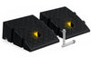 Lot de 2 Rampes de Trottoir en Polypropylene 25x27x11 cm Noir - VOUNOT FR