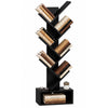 Bibliotheque Arbre etagere a Livres 38x19x113cm Noir