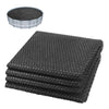 Bache a bulle piscine 120 microns ronde decoupable Ø366cm noir