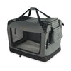 Sac transport pliable chien chat caisse cage portable 60x44x44cm gris - VOUNOT FR