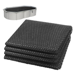 Bache a bulle piscine 120 microns rectangulaire decoupable 450x220cm noir