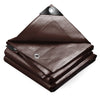 Bâche de Protection en Polyéthylène resistant et impermeable 240g/m² marron 4x8m - VOUNOT FR