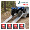 Lot de 2 rampe de chargement 160cm en acier galvanise - VOUNOT FR
