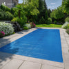 Bache piscine rectangulaire en Polyethylene 160 gr/m2 4x7m Bleue foncé - VOUNOT FR