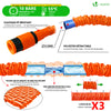 Tuyau d’Arrosage Extensible 15m avec Accessoires orange - VOUNOT FR