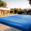 Bache piscine rectangulaire en Polyethylene 160 gr/m2 8x14m Bleue foncé - VOUNOT FR