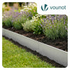 Lot de 35 Bordure de jardin en métal galvanisé flexible 100x18cm - VOUNOT FR