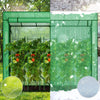 Serre de jardin Serre tomates avec porte et fenetres moustiquaire bache PE renforcee 135g/m2 200x77x170cm Vert