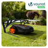 Garage de tondeuse robot Abri 82x80x46 cm transparent