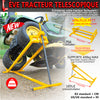 Leve tracteur Tondeuse Supporte 400 kg max Jaune - VOUNOT FR