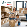 Lot de 20 cartons de demenagement stockage 45L Fabrique en France 50x30x30cm